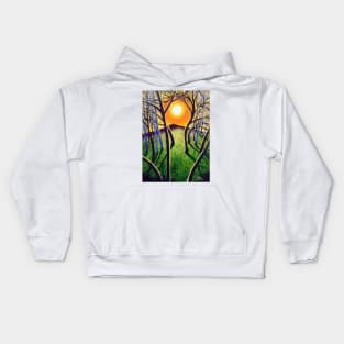 'SUNRISE OVER THE MOUNTAIN' Kids Hoodie